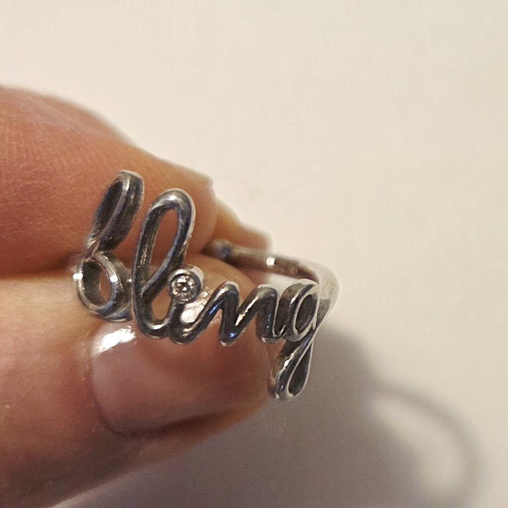 Sterling "BLING" Ring